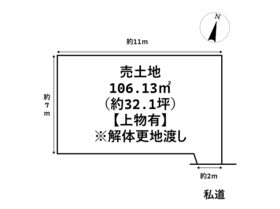 ●名古屋市南区北頭町３丁目　建築条件なし売土地