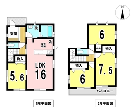 ＊一宮市大毛　全2棟　1号棟　新築一戸建て