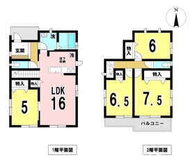 ＊一宮市大毛　全2棟　2号棟　新築一戸建て