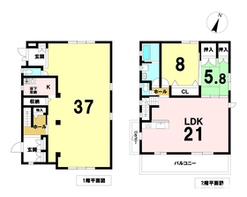 愛西市早尾町南川並　中古一戸建て