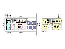 AVANTIA中川区上脇町3期　全6棟　3号地　新築一戸建て