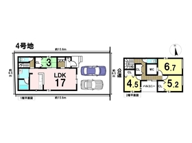 AVANTIA中川区上脇町3期　全6棟　4号地　新築一戸建て