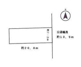 名古屋市中川区打出1丁目　建築条件なし土地