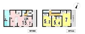 一宮市末広1丁目　全2棟　2号棟　新築一戸建て