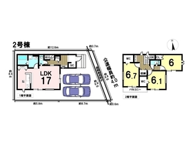 □グラファーレ大治町堀之内深田3期　全2棟　2号棟　新築一戸建て