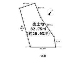 ●富市富木島町向イ　建築条件なし売土地