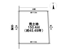 あま市坂牧大塚　建築条件なし土地