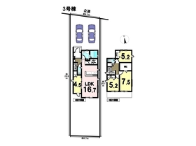 □グラファーレ大治町堀之内郷中2期　全4区画　3号棟　新築一戸建て