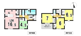 一宮市明地24-1期　全3棟　2号棟　新築一戸建て