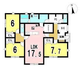 一宮市明地24-1期　全3棟　3号棟　新築一戸建て