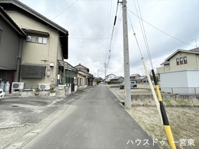 一宮市杉山字郷内　全3区画　A区画　建築条件なし土地