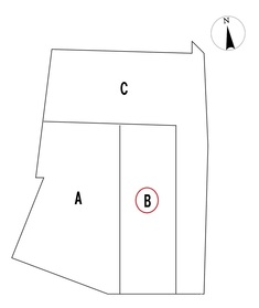 一宮市杉山字郷内　全3区画　B区画　建築条件なし土地