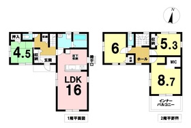  ●愛西市大野山町元余代　中古一戸建て