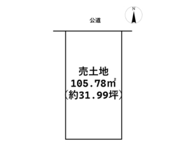 名古屋市港区中川本町７丁目　建築条件なし売土地