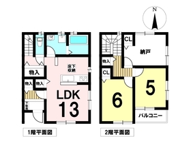 名古屋市北区東大杉町1丁目　中古テラスハウス