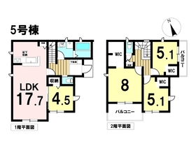 LiveleGarden.S津島市愛宕町5丁目　全5棟　5号棟　新築一戸建て