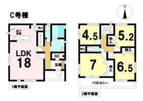 □津島市藤浪町5丁目　全5棟　C号棟　新築一戸建て