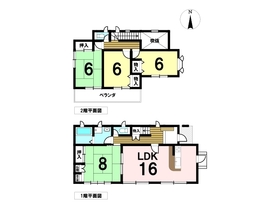 ●桑名郡木曽岬町大字富田子字三の割　中古一戸建て