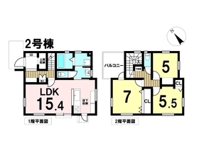 トレステージ七和小学校南　全3棟　2号地　新築一戸建て