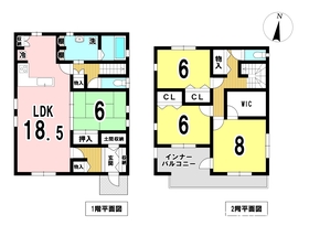 一宮市富士4丁目II　全2棟　1号棟　新築一戸建て