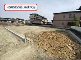 あま市上萱津左渡　全2区画　2号地　建築条件なし土地