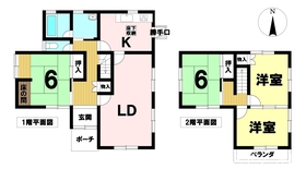 ●津島市百町字みどり台　中古一戸建て