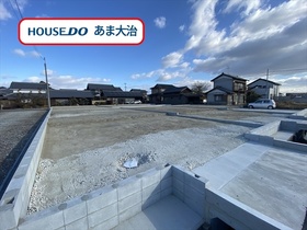 あま市花正郷中　全5区画　A区画　建築条件なし土地
