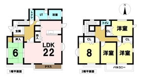 津島市鹿伏兎町下春日台　中古一戸建て