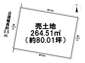 桑名市長島町福吉　建築条件なし土地