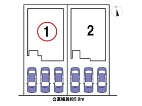 □ファーストタウン名古屋市第7中川区富田町千音寺　全2棟　1号棟　新築一戸建て