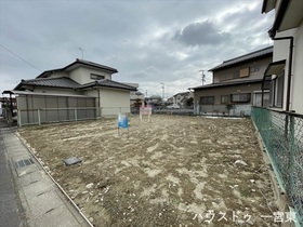 一宮市浅井町小日比野字大ケ島　建築条件なし土地