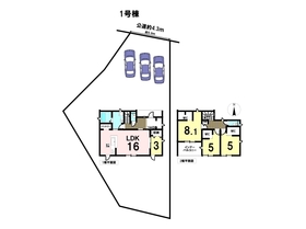 リーブルガーデン四日市市東坂部町第3　全3棟　1号棟　新築一戸建て