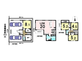 KIS名古屋市北区中味鋺1期　全1棟　新築一戸建て