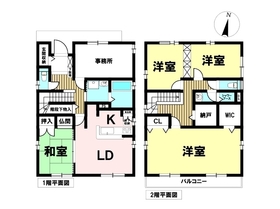 ●名古屋市守山区桔梗平２丁目　中古一戸建て