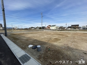 一宮市西五城字比丘尼道西　建築条件なし土地