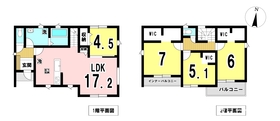 一宮市冨田第1期　全4棟　1号棟　新築一戸建て