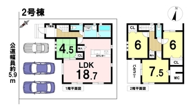 ファーストタウン海部郡第1蟹江町今西　全2棟　2号棟　新築一戸建て