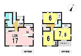 一宮市昭和1丁目24-1期　新築一戸建て