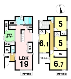 津島市神守町字八反田　D区画　新築一戸建て
