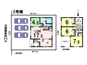 □クレイドルガーデンあま市新居屋小舟戸第13　全4棟　2号棟　新築一戸建て