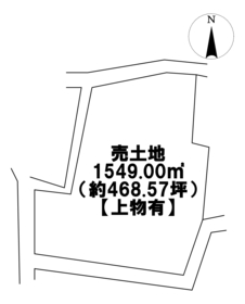 ●愛西市早尾町北河原　建築条件なし土地