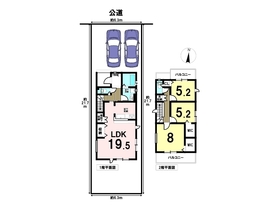 グラファーレ北名古屋市六ツ師6期　全1棟　新築一戸建て
