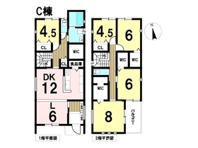 岐阜市今嶺3丁目　全3棟　C棟　未入居一戸建て