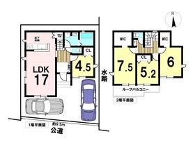 リナージュ北名古屋市六ツ師北屋敷24-1期　全1棟　新築