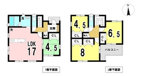 一宮市第1木曽川町門間　全4棟　1号棟　新築一戸建て