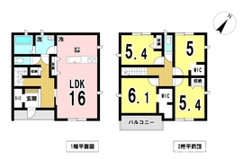 一宮市今伊勢町本神戸字立切　全6棟　3号棟　新築一戸建て