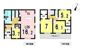 一宮市今伊勢町本神戸字立切　全6棟　4号棟　新築一戸建て