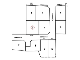 岐阜市大字鏡島　全10棟　3号地　未入居一戸建て