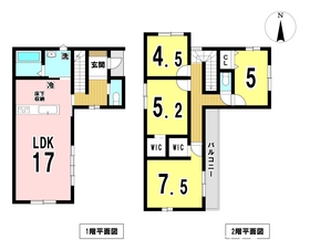 一宮市木曽川町1期　新築一戸建て