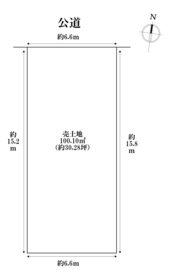 名古屋市港区幸町1丁目　建築条件なし土地